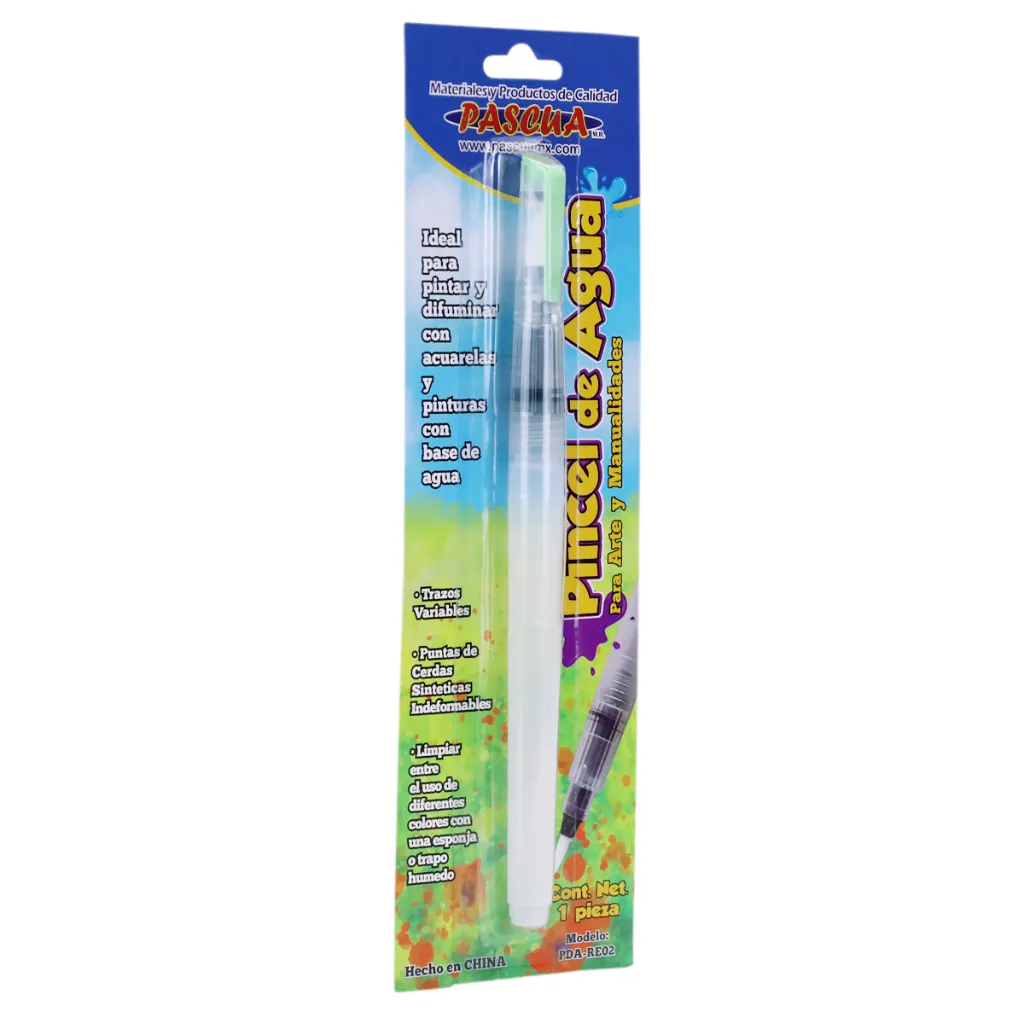 Pincel de Agua con Depósito Pascua - Para Difuminar Acuarela (PDA-RE02) (3).webp