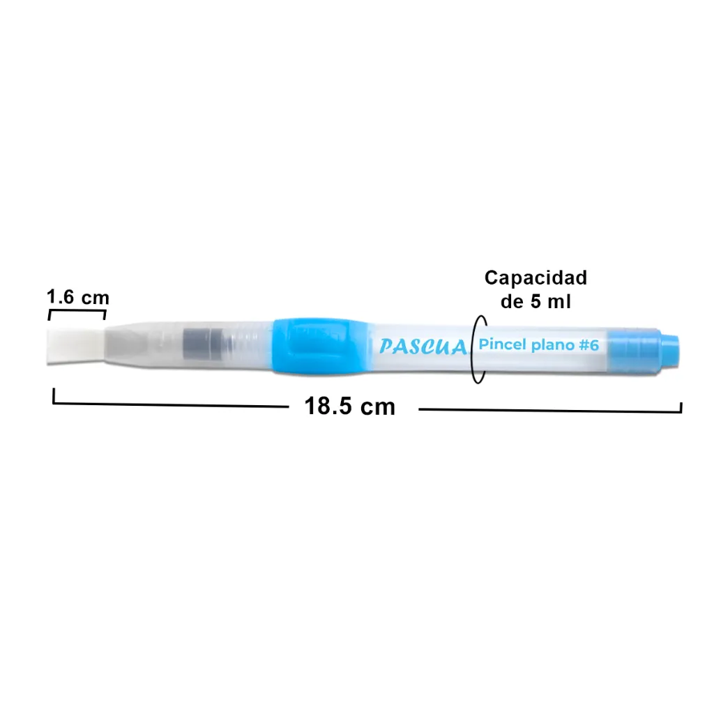 Set de 6 Pinceles de Agua Pascua con Depósito - Puntas Redondas y Planas (PDA-SUR06) (6).webp