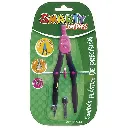 Compás escolar de precisión marca Smarty modelo 40944 de plástico con rueda central de ajuste y minas de repuesto (3).webp
