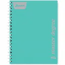 Cuaderno Profesional Norma Master Degree color Menta con pasta de plástico rígido y doble arillo metálico (7).webp