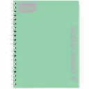 Cuaderno Profesional Norma Master Degree color Menta con pasta de plástico rígido y doble arillo metálico (8).webp