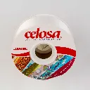 Rollo de listón decorativo para regalos marca Janel línea Celosa color Blanco liso brillante tamaño número 9 con 50 metros (4).webp