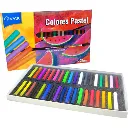 Gran estuche con 36 barras profesionales de colores pastel seco marca Stafford Azor de alta pigmentación en bandeja de espuma doble (3).webp