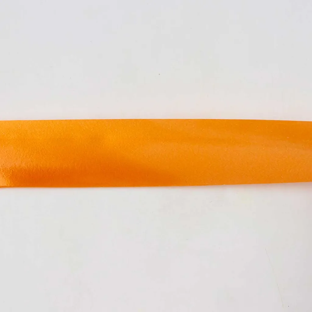 Rollo de listón decorativo para piñatas marca Janel línea Celosa color Naranja liso brillante tamaño número 9 con 50 metros (2).webp