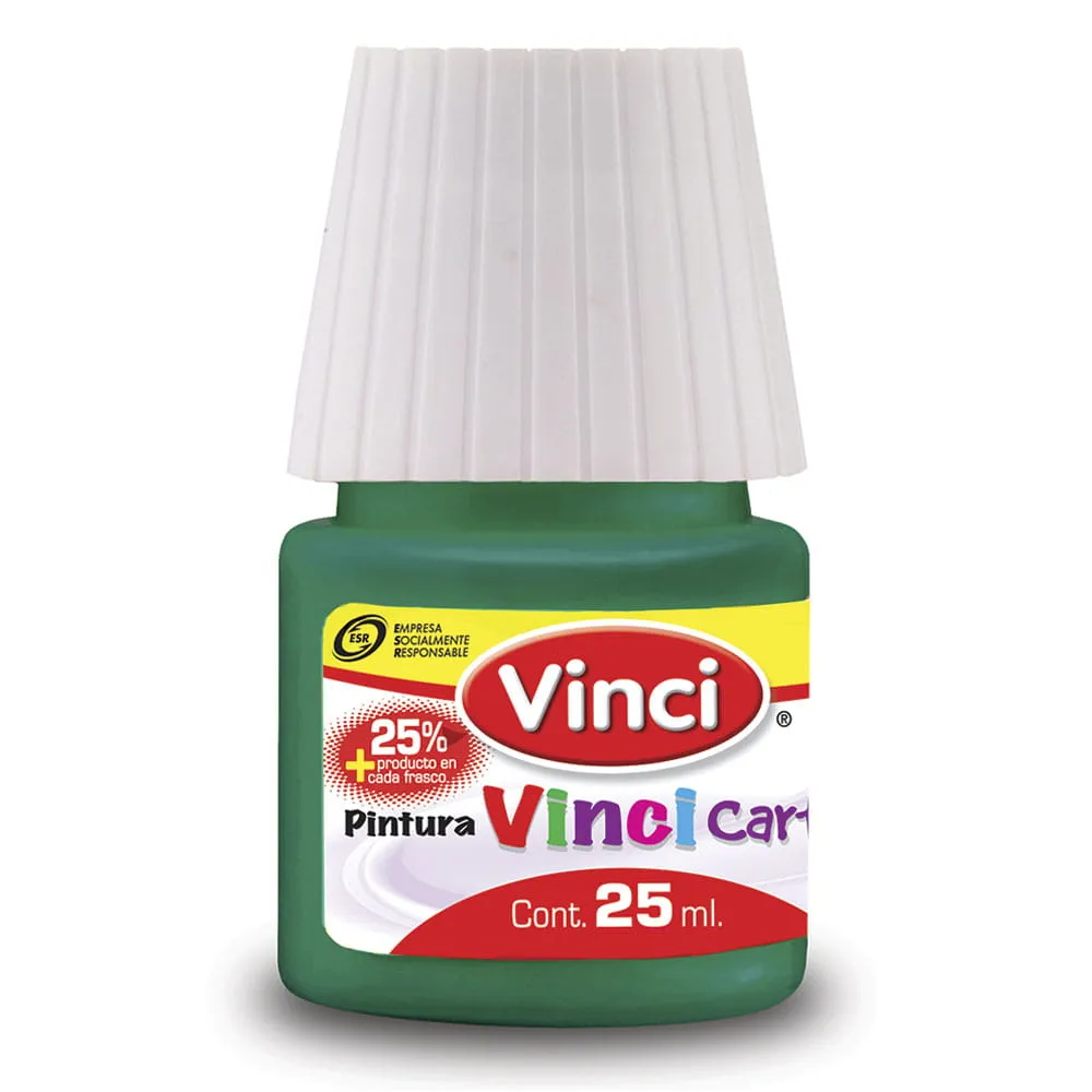 [VKS-08330103] Pintura Vinci Cartel Verde Esmeralda 25 ml