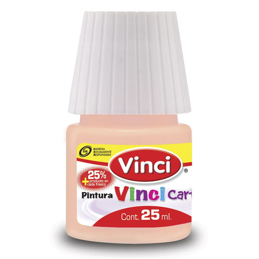 [VKS-08330100] Pintura Vinci Cartel Rojo Carne 25 ml
