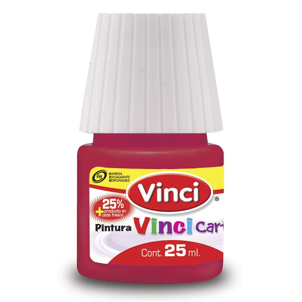 [VKS-08330092] Pintura Vinci Cartel Carmesí 25 ml