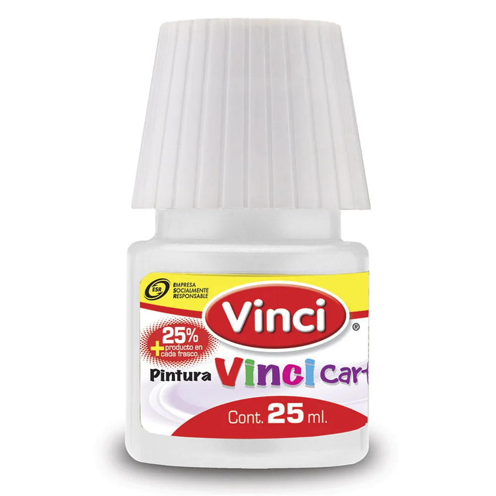 [VKS-08330089] Pintura Vinci Cartel Blanco 25 ml