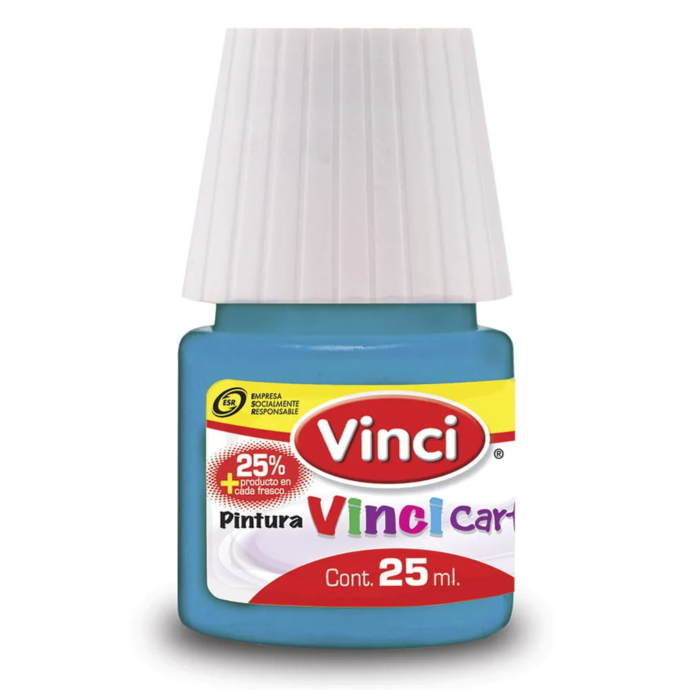 [VKS-08330087] Pintura Vinci Cartel Azul Turquesa 25 ml