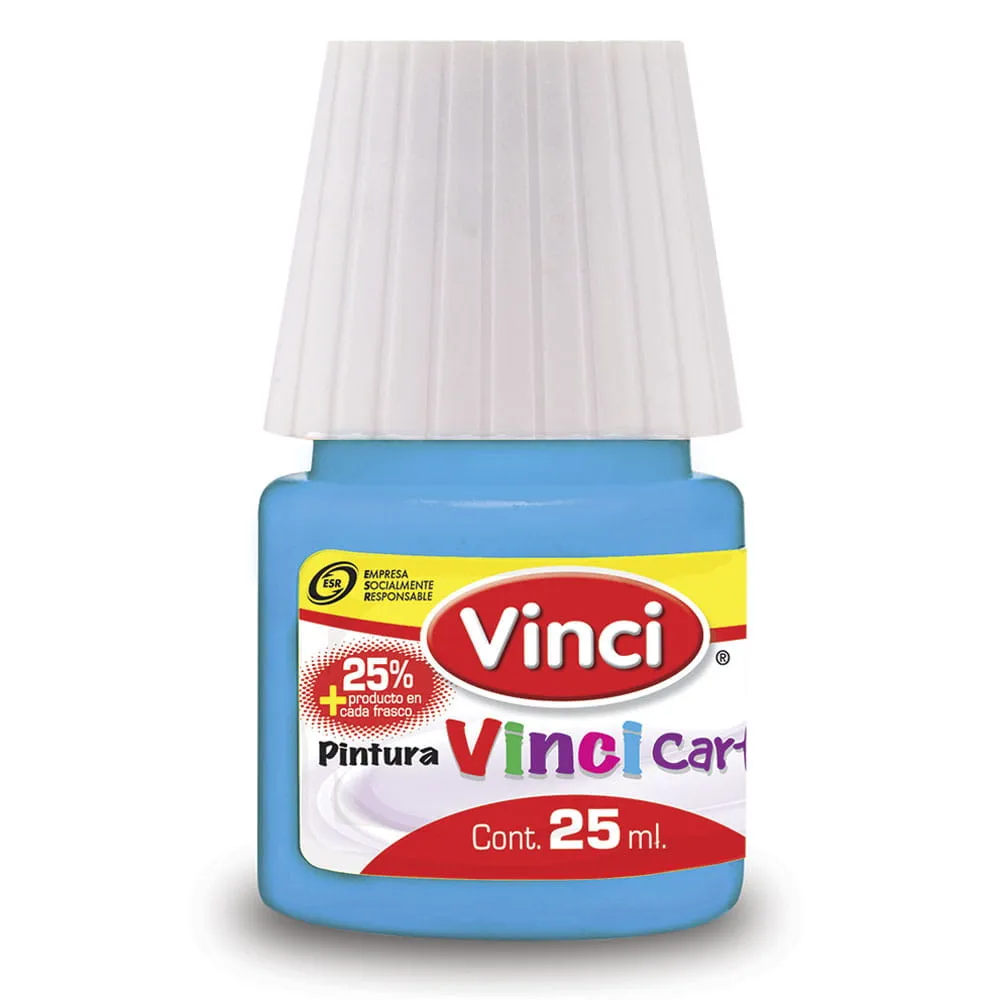 [VKS-08330086] Pintura Vinci Cartel Azul Pastel 25 ml