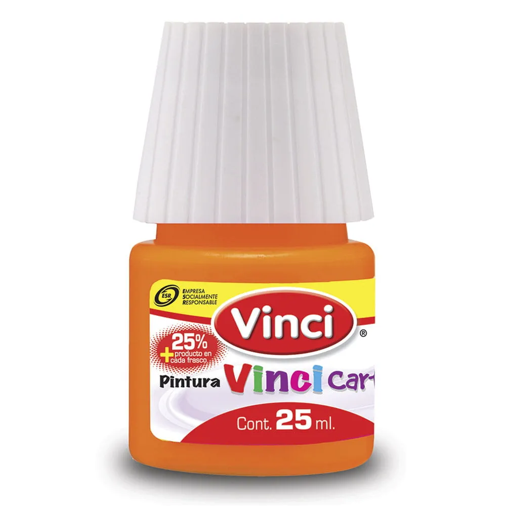 [VKS-08330082] Pintura Vinci Cartel Amarillo Medio 25 ml