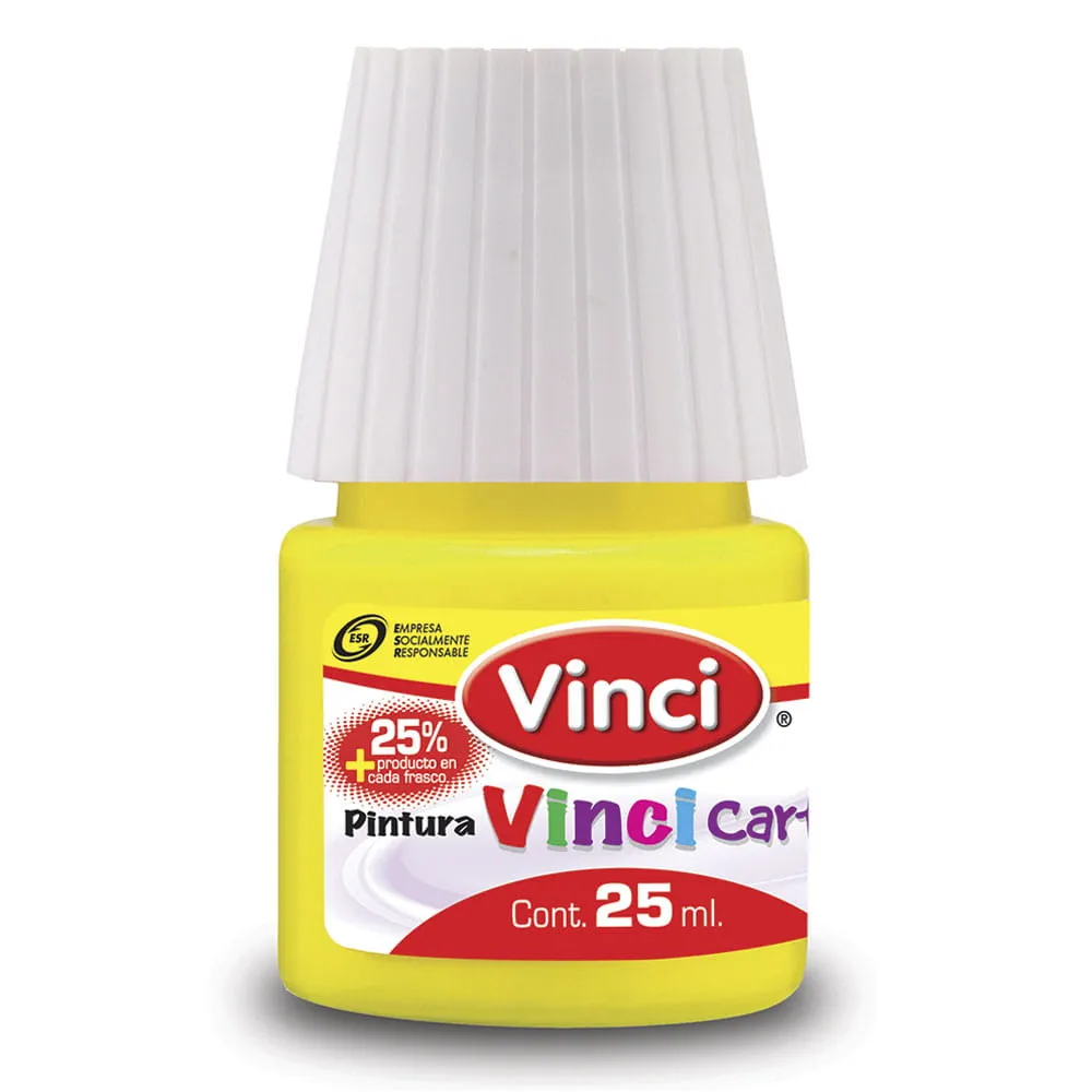 [VKS-08330081] Pintura Vinci Cartel Amarillo Limón 25 ml