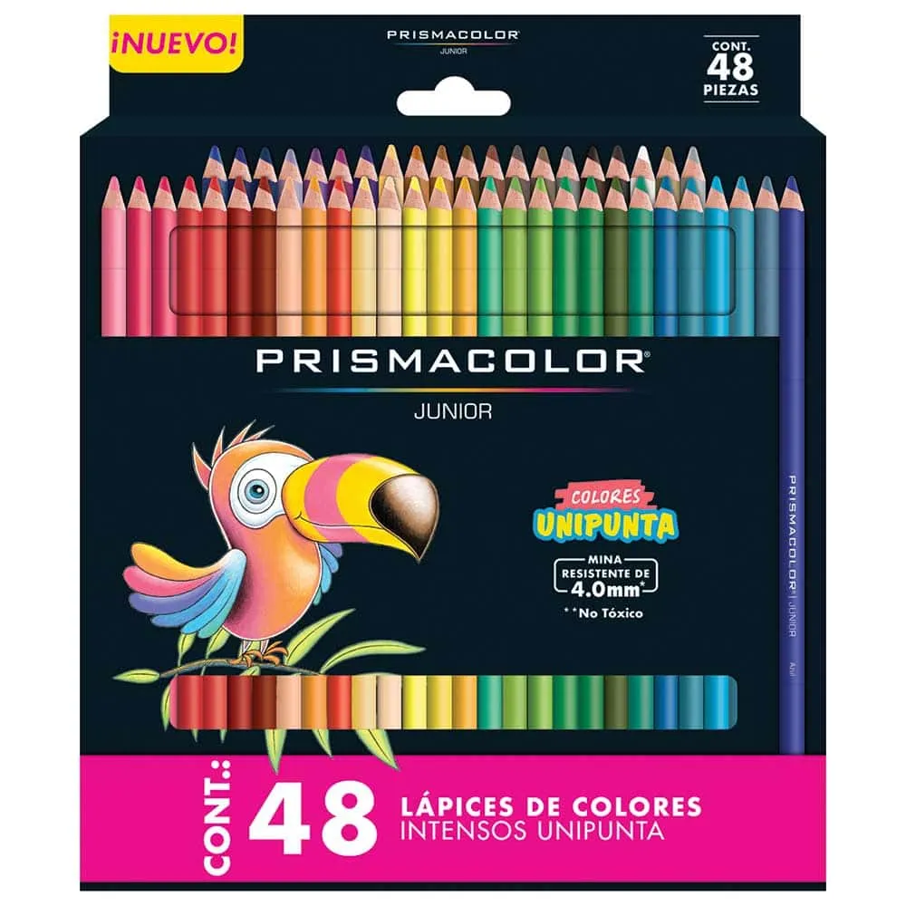 [VKS-09020118] Lápices de Colores Prismacolor Junior con 48 Piezas 