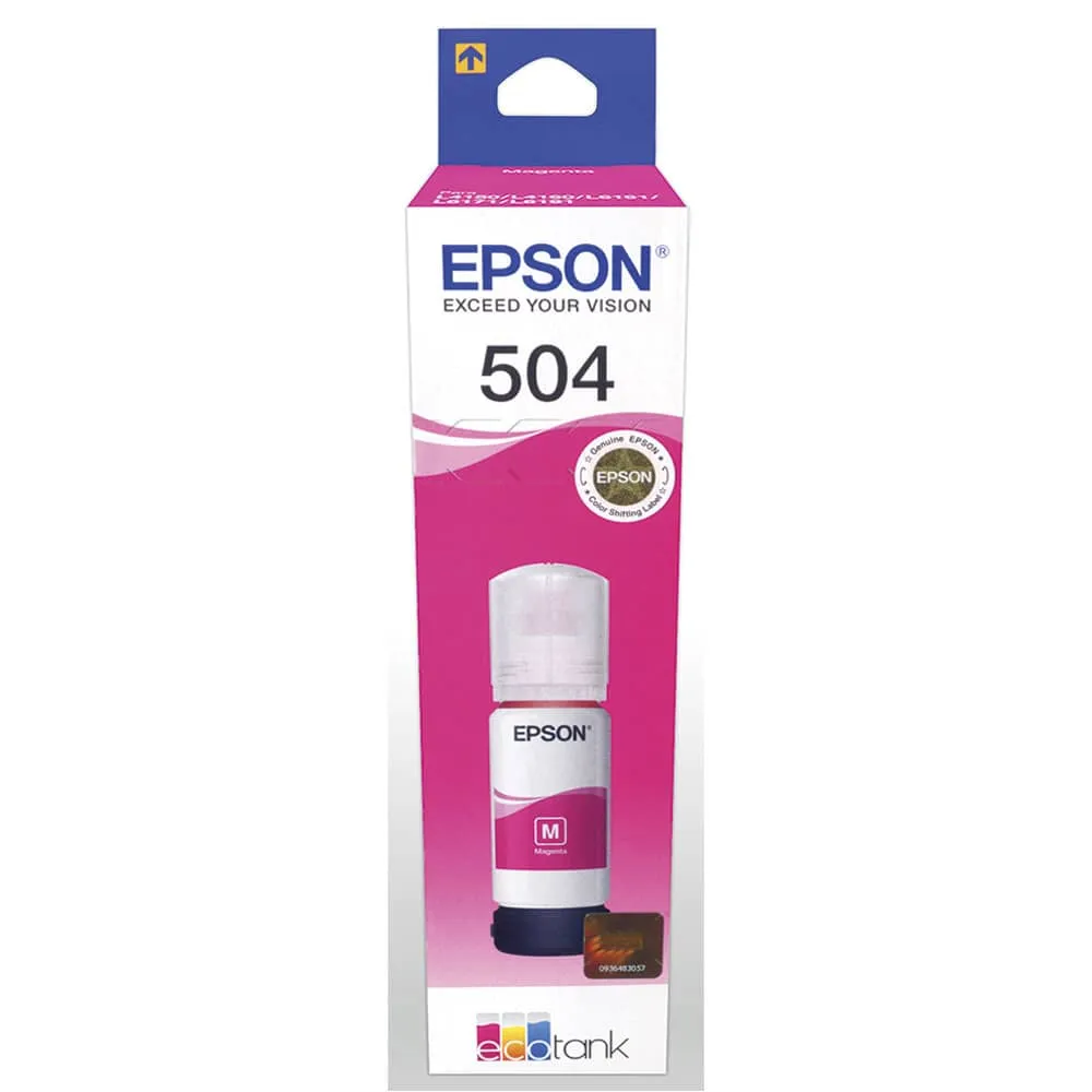 [VKS-05390106] Botella de Tinta Epson T504 Magenta