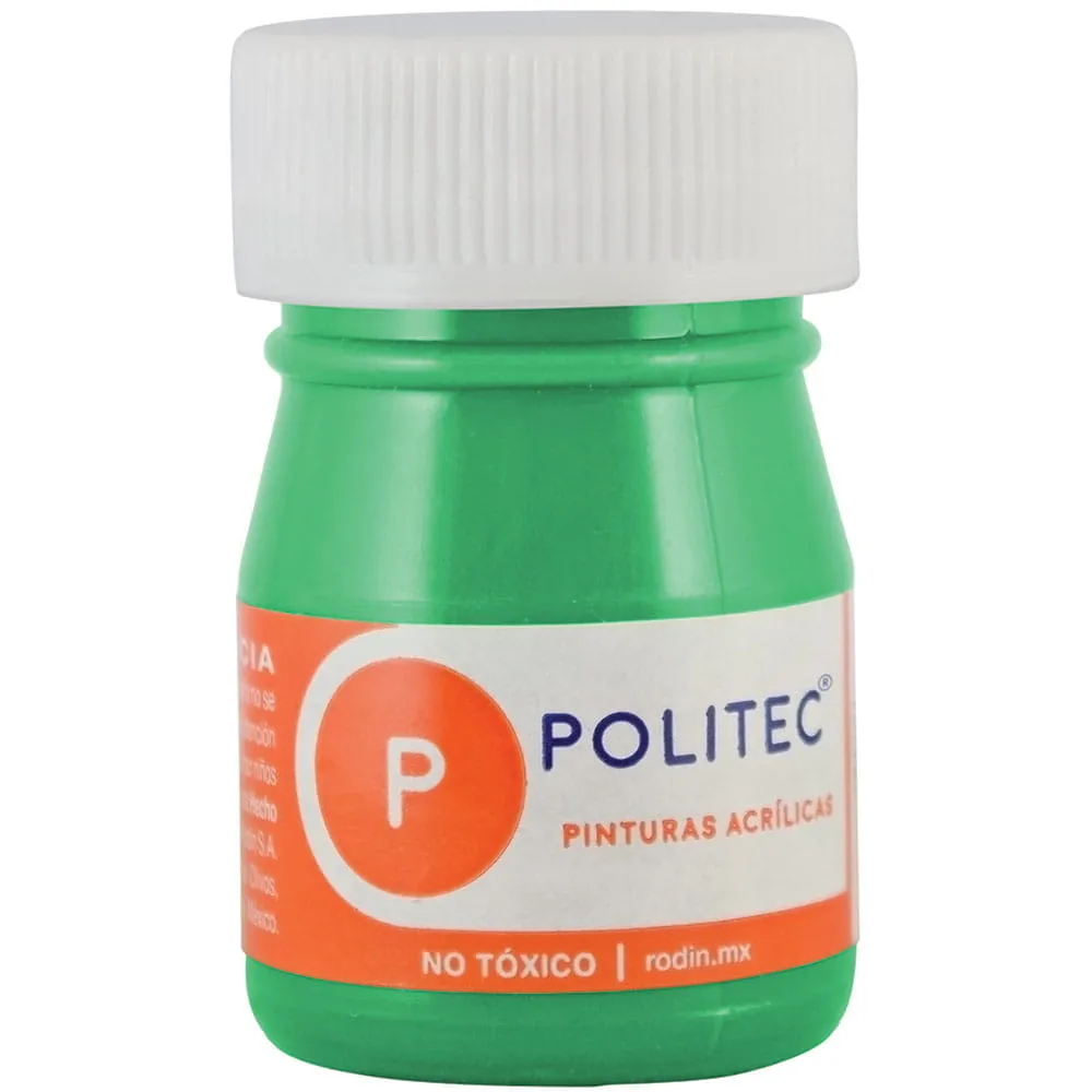 Pintura Acrílica Politec Verde Claro 20 ml