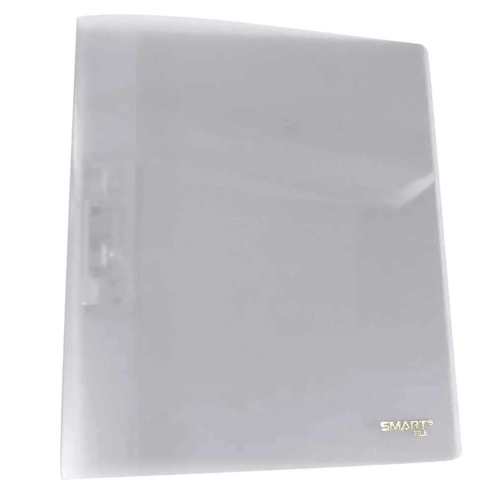 [VKS-07080328] Carpeta de Plástico con Palanca Tamaño Carta Color Humo Smart