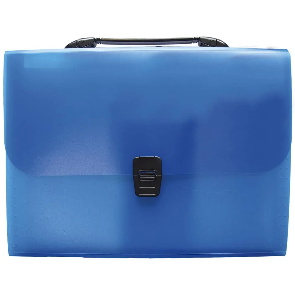 [VKS-07080191] Archifuelle de Plástico Tamaño Oficio Con Asa y 13 Separadores Smart