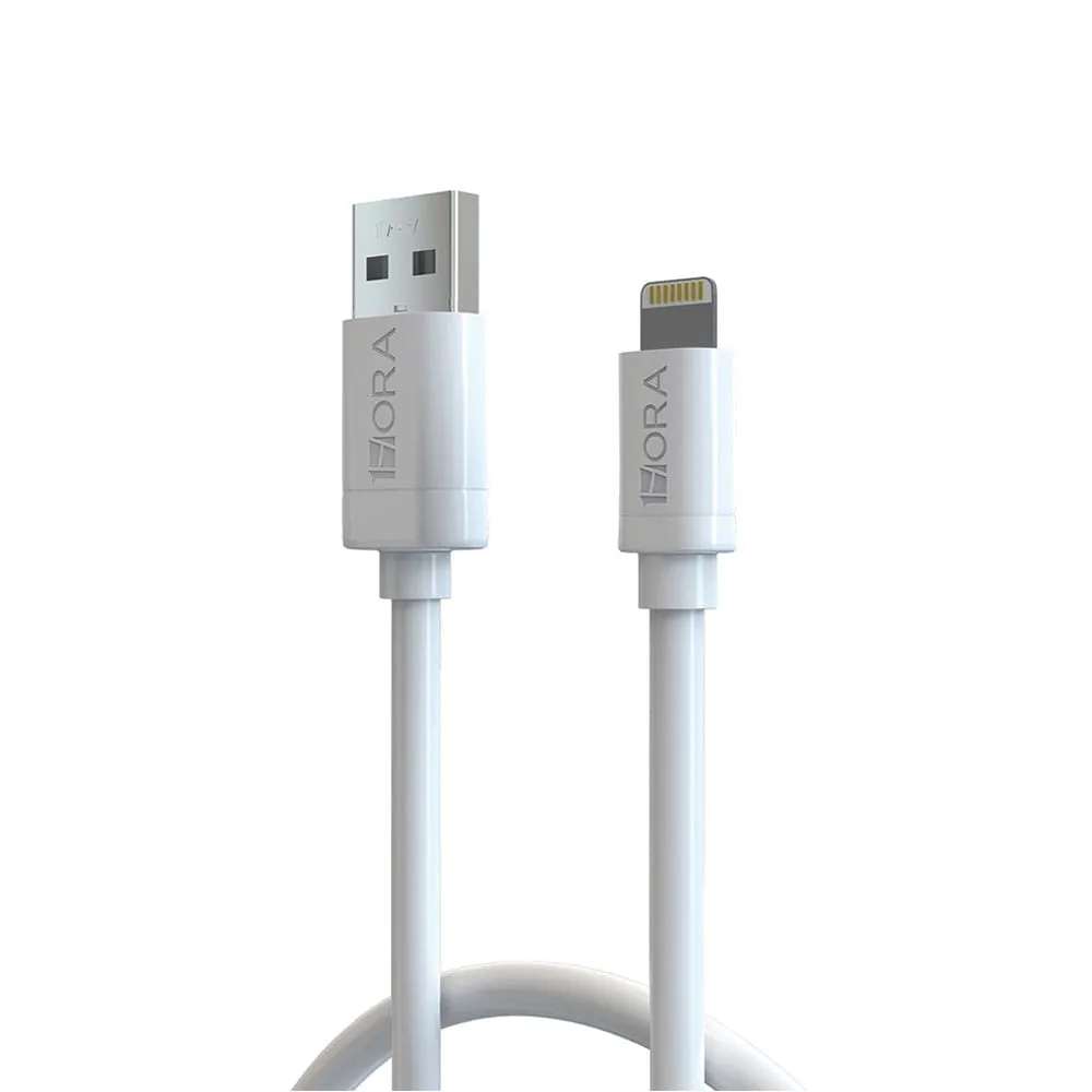 [VKS-03170005] Cable USB a Lightning para iPhone 2.1A de 1 m Blanco