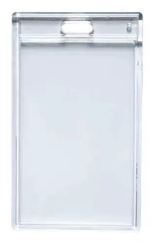 [VKS-U-245V] Porta Gafete Vertical 55 X 85 mm de Acrílico