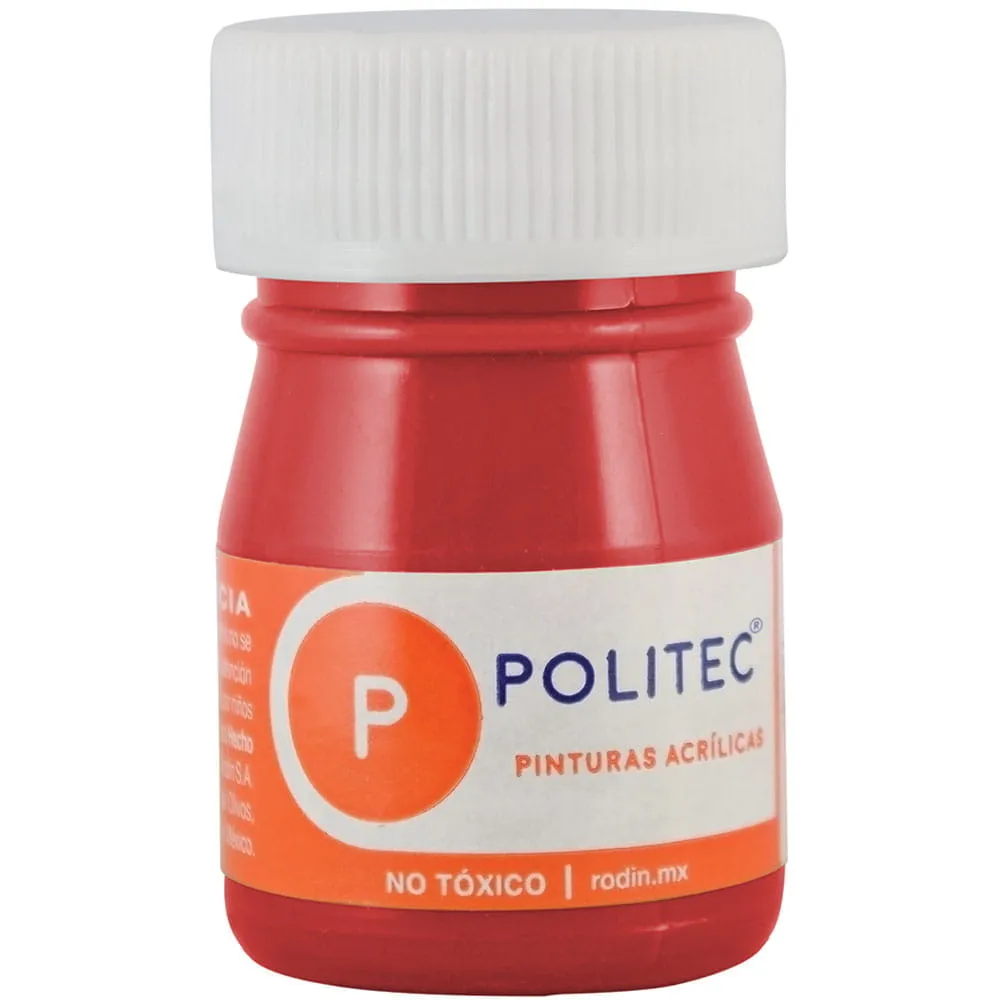 [VKS-00580008] Pintura Acrílica Politec Rojo 20 ml