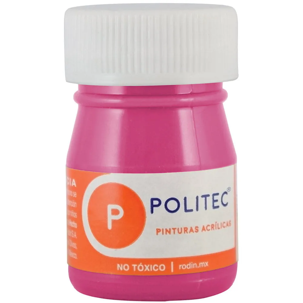 [VKS-00580020] Pintura Acrílica Politec Rojo Carmín Claro 20 ml