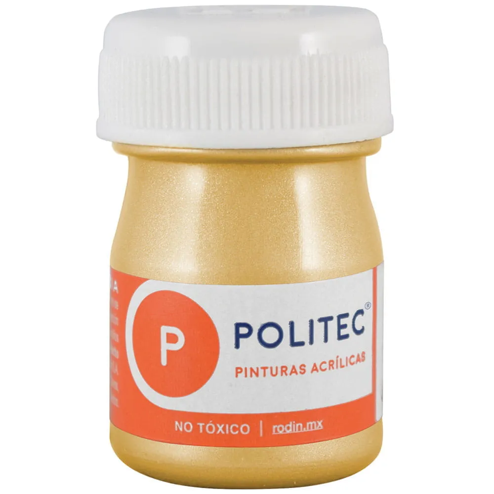 [VKS-00580065] Pintura Acrílica Politec Oro 20 ml