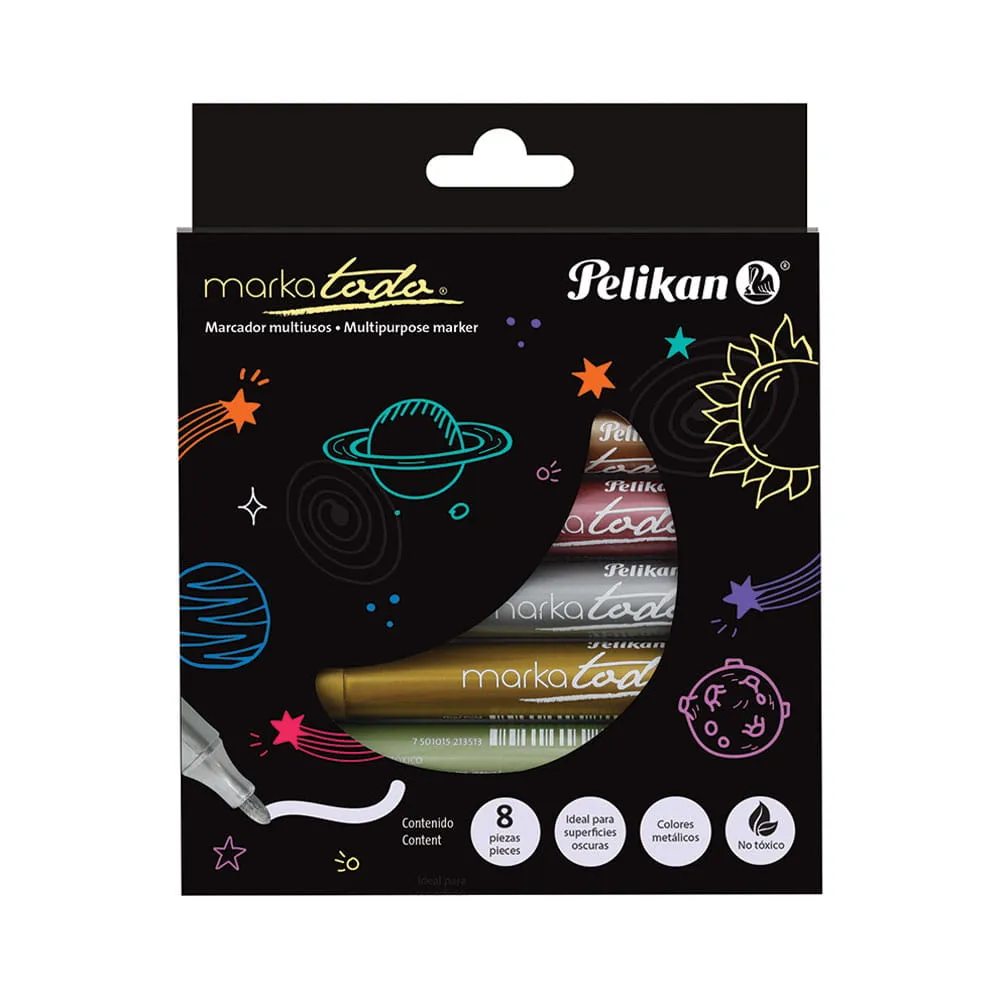 [VKS-02370125] Marcador Metálico Estuche con 8 Piezas Markatodo 