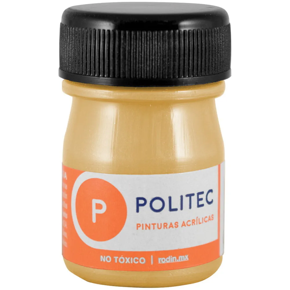 [VKS-00580074] Pintura Acrílica Politec Ocre Metálico 20 ml