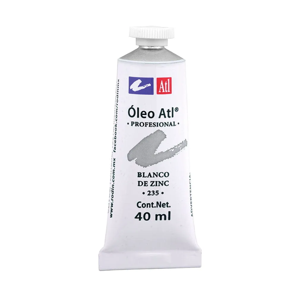 [VKS-00580197] Pintura Óleo Tubo con 40 ml Blanco de Zinc ATL 