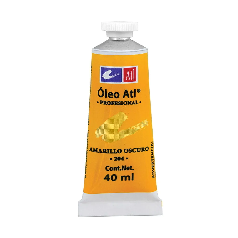 [VKS-00580177] Pintura Óleo Tubo con 40 ml Amarillo Oscuro ATL 