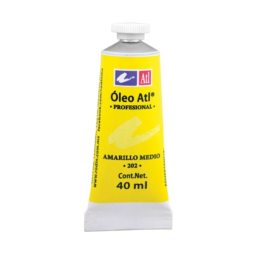 [VKS-00580176] Pintura Óleo Tubo con 40 ml Amarillo Medio ATL 