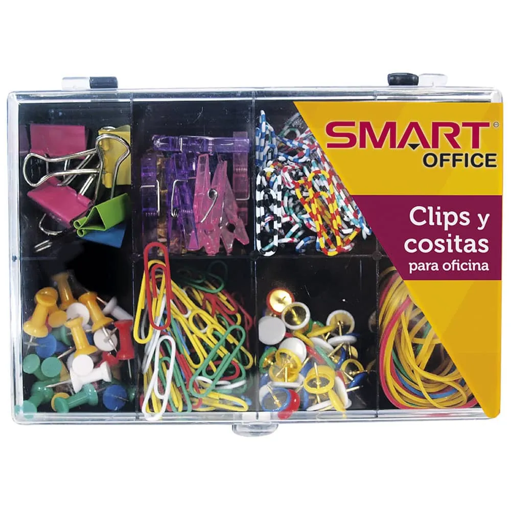 [VKS-7730030] Clips y Cositas para Oficina Charola con 8 Divisiones Smart