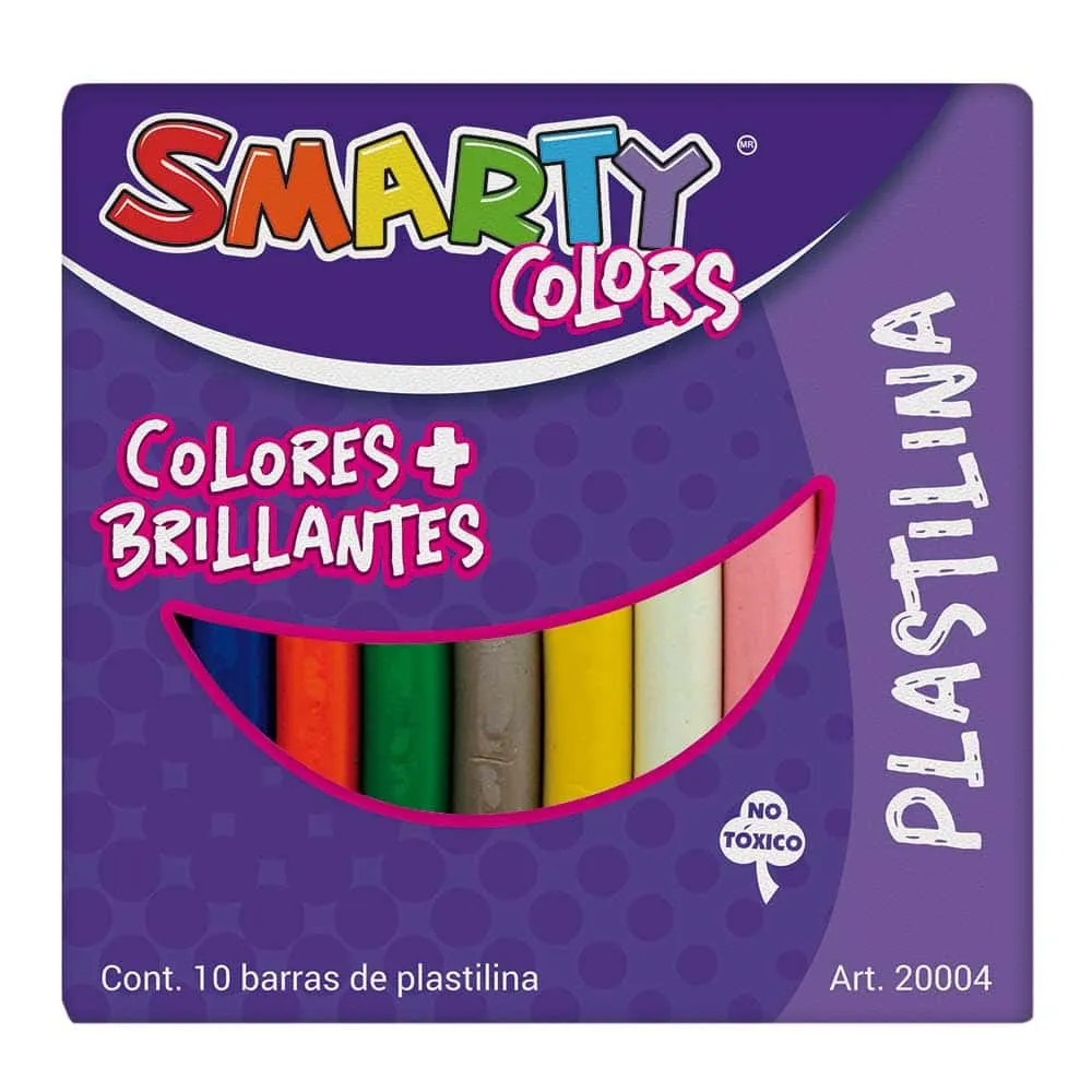 [VKS-00630003] Plastilina Caja con 10 Barritas Smarty