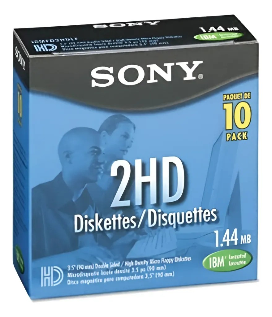 [VKS-434165] Diskettes Sony 3.5 2hd 1.44 Mb Caja Con 10 Piezas
