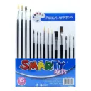 Set de Pinceles Escolares Smarty - 15 Piezas de Plástico (Modelo 34070)