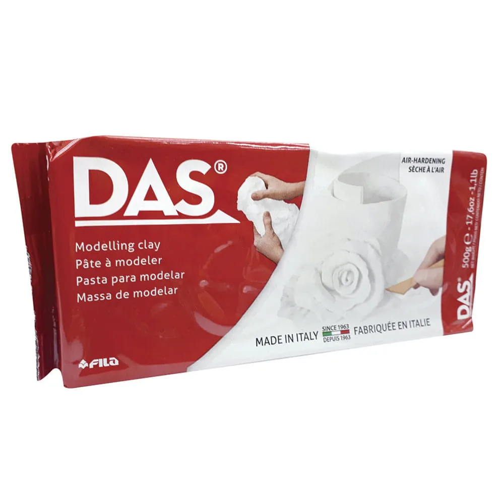 Pasta para Modelar DAS Blanca - 500g (Secado al Aire) Sin Horno