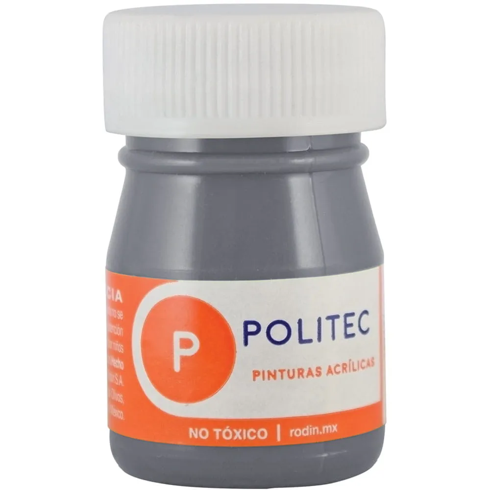Pintura Acrílica Politec Gris 20 ml