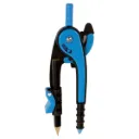 Compás Escolar MAE de Plástico - Con Lápiz y Escala Integrada (CEP-10)