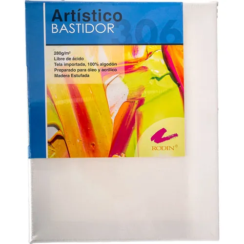 [VKS-00580207] Bastidor para Pintar Rodin 306 (20x25 cm) - 100% Algodón para Óleo y Acrílico
