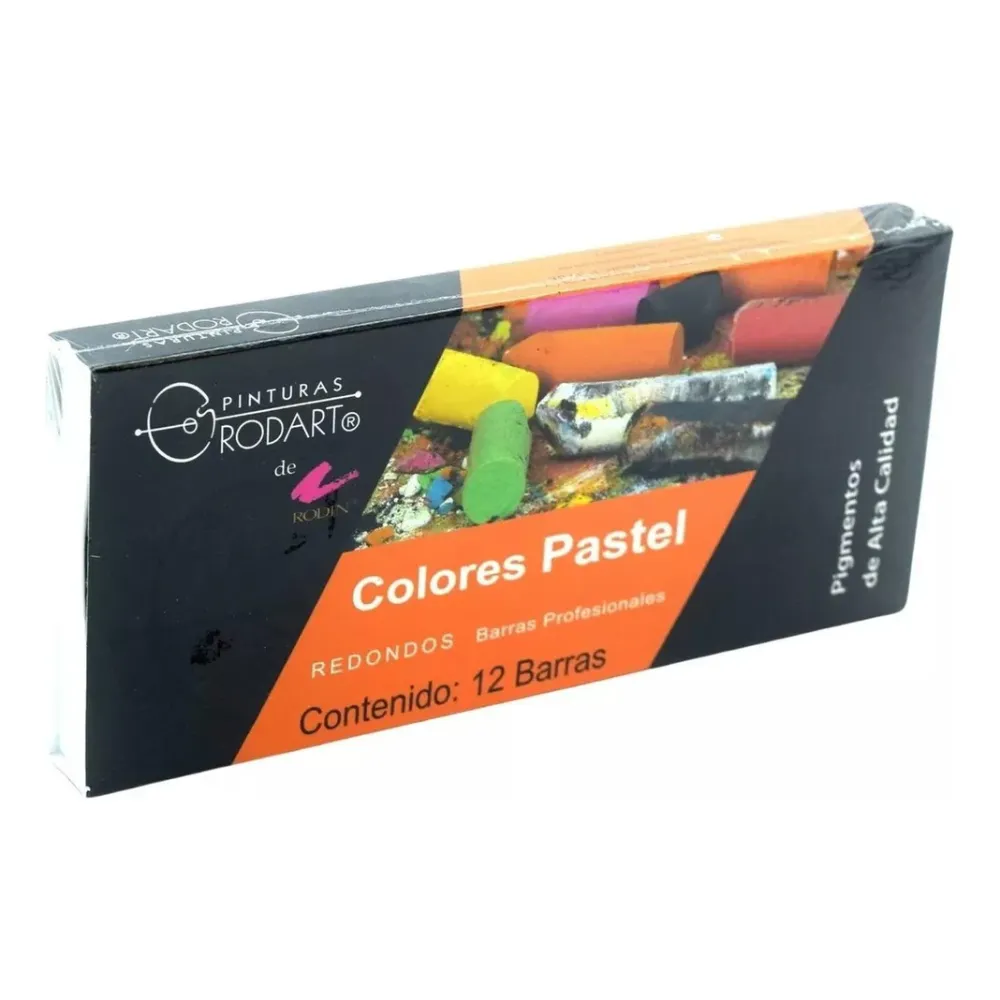 [VKS-00580254] Gises Pastel Suaves Rodart - 12 Barras Redondas Profesionales