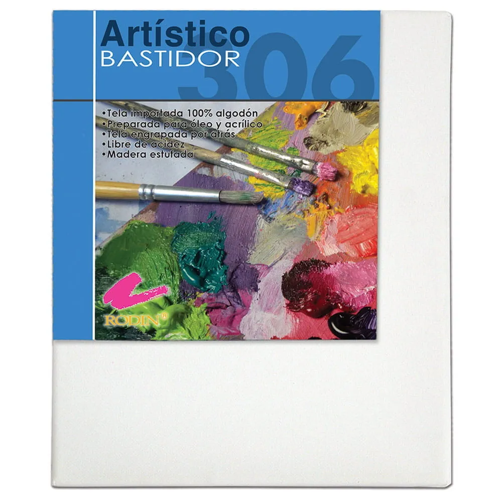 [VKS-00580208] Bastidor para Pintar Rodin 306 (25x30 cm) - 100% Algodón (Óleo y Acrílico)