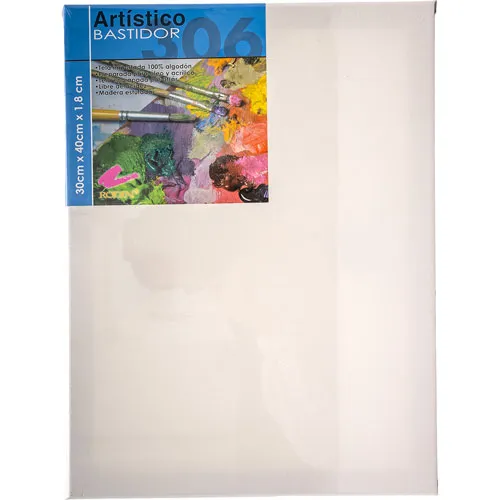 [VKS-00580209] Bastidor para Pintar Rodin 306 (30x40 cm) - 100% Algodón (Óleo y Acrílico)