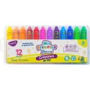 Crayones de Gel Norma 12 Piezas - Lavables y Acuarelables
