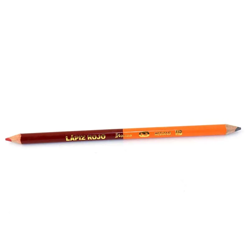 [VKS-07980339] Lápiz Duo Triangular Norma - HB #2 y Rojo