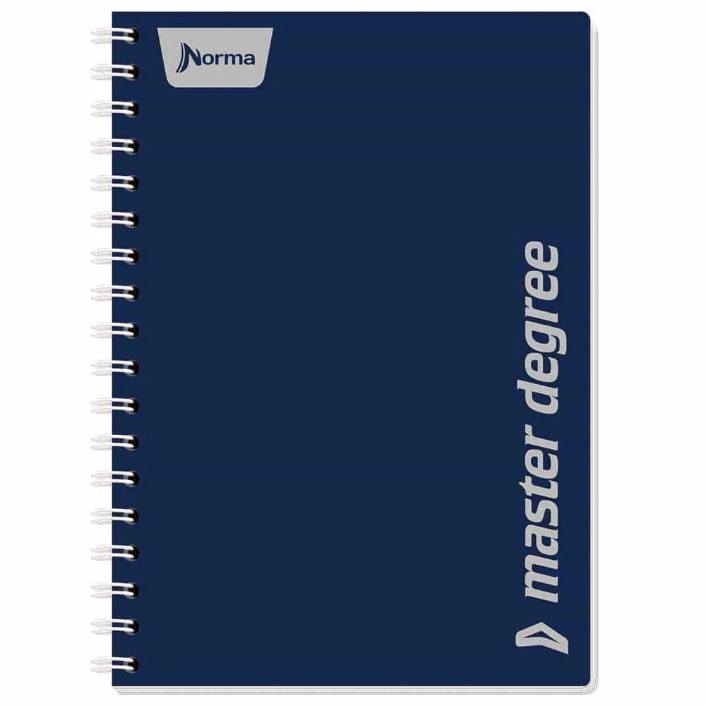 Cuaderno Forma Francesa Norma Master Degree - Cuadro Grande 7mm