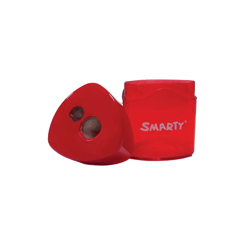 [VKS-07710022] Sacapuntas Metálico con Depósito Triangular Duo Smarty - 2 Orificios