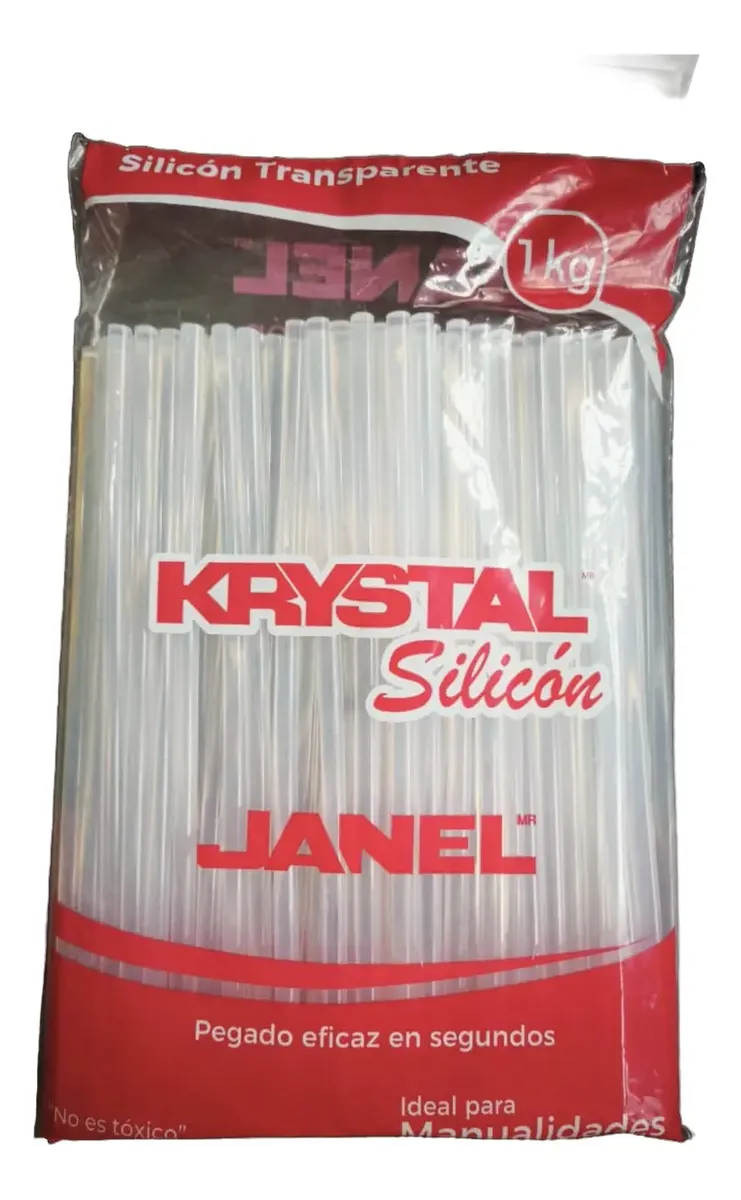 [VKS-06630130] Silicón en Barra Delgado Janel Krystal (1 Kg) - 25 cm