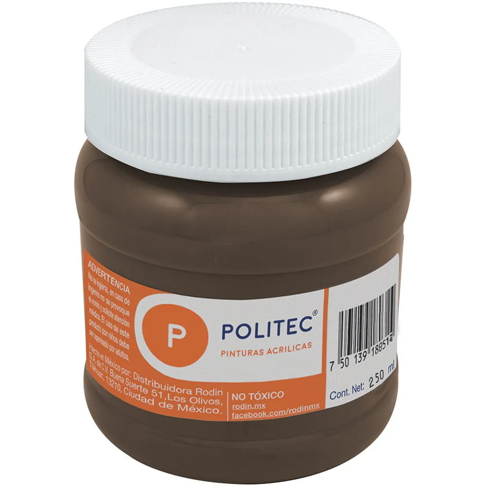 [VKS-00580097] Pintura Acrílica Politec Café 250 ml
