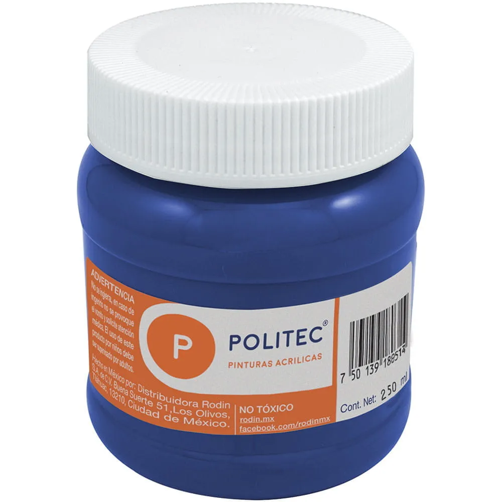 [VKS-00580096] Pintura Acrílica Politec Azul Ultramar 250 ml