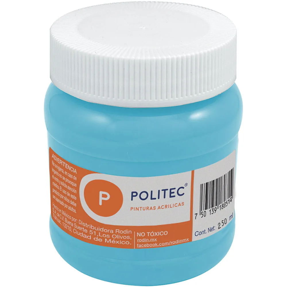 [VKS-00580093] Pintura Acrílica Politec Azul Pastel 250 ml
